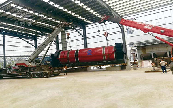 每小時(shí)五噸污泥干燥機(jī)吊裝 每小時(shí)五噸污泥干燥機(jī)吊裝